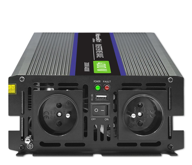 Qoltec Przetwornica napięcia 4000 MS | 12V na 230V | 2000/4000W - 1190380 - zdjęcie 3